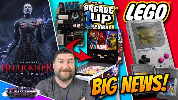 Arcade1Up Pinball Mod/Fix? Hellraiser Revival Survival Horror Game & Lego Game Boy Announced!
