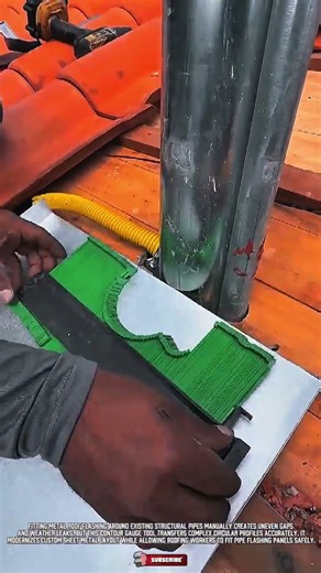 Pin Contour Gauge Tool: Profile Transfer Template for Precise Pipe Flashing Fits! #ToolHolder