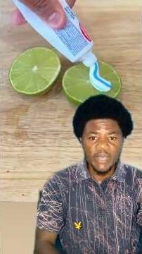 Mix lemon with toothpaste and see what happens #shorts #lifehacks #tips