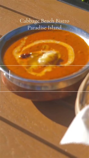 Come try the best Indian Food in the Bahamas at Cabbage Beach Bistro 📍#atlantisbahamas #nassaubahamas #bahamiantiktok #paradiseisland #bahamas🇧🇸 #thebahamas #indianfood