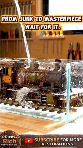 Old Rusty Toy Train FULL Restoration 🔥 | Scrap to Shine Transformation