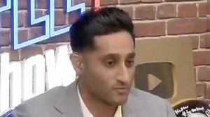Shams Charania's awkward reaction after asked if he's dating Kay Adams