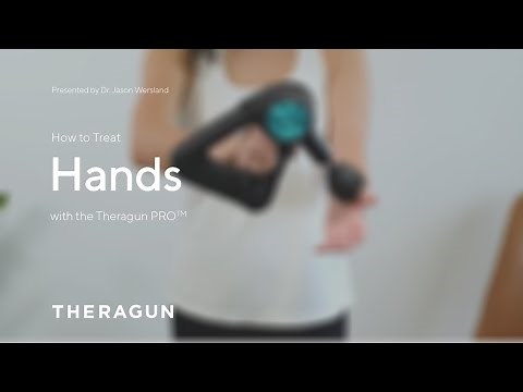 How To Treat Hands with your Theragun