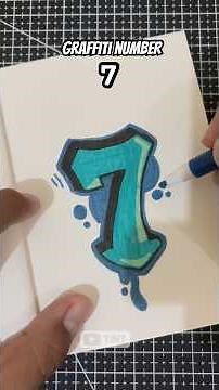 GRAFFITI NUMBER “7” #shorts