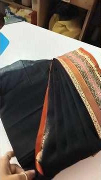 Saree Pre Pleating and Stitching #sareedraping