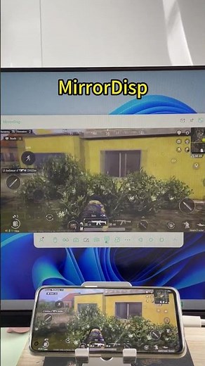 在電腦上玩PUBG Mobile！不用模擬器！絕地求生電腦版 手機直接投影到電腦 #pubg #絕地求生m #shorts