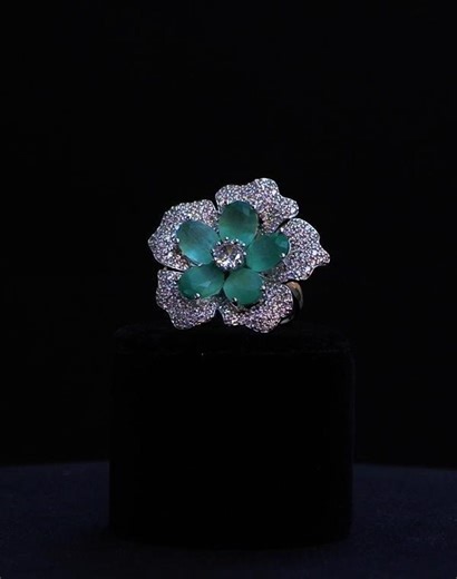 Silver Ruby Ring Adjustable Size, Handcrafted Gemstone Jewelry, Gift for Her, Elegant Statement Ring