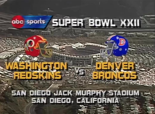 Super Bowl XXII 42-10 victory for the Washington Redskins over the Denver Broncos on January 31, 1988 | Alex Carter