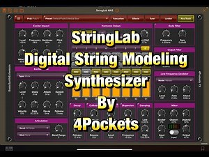 StringLab - Digital String Modeling Synthesizer by 4Pockets - Demo for the iPad