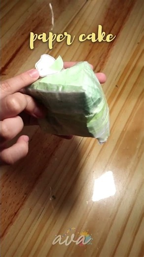 DIY PAPER CAKE SQUISHY