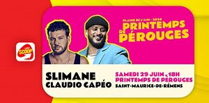Gagnez vos places pour le concert de Slimane et Claudio Capéo au Printemps de Pérouges