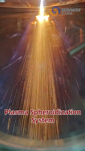 Preparation of titanium alloy powders by plasma atomization #3d #machine #powder #science #welding