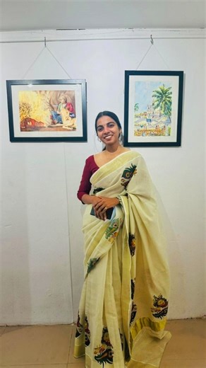 Santoshi Guin / Goa, India | Stepping into my first IFFI Goa exhibition with the incredible @waag.goa family (Watercolor Artists Association of Goa) There’s something... | Instagram