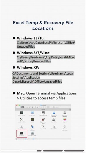 Learn how to recover Excel temporary files effectively #excel #recovery