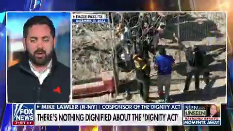 🚨 WOW! Laura Ingraham CALLS OUT amnesty bill DIGNIDAD Act co-sponsor Rep. Mike Lawler (R-NY) to his FACE for trying to facilitate more illegal immigrationLAWLER: You've got people living in the SHADOWS!INGRAHAM: "Stop using the CLICHES. 'In the shadows.' What shadows are you looking at? They're working in restaurants, others are engaged in WIDESPREAD FRAUD in California!""They're NOT given amnesty. Why are you coming on TV and saying that? The president is trying to REMOVE them!""We need strong