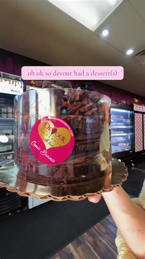 Cosmic Brownie Dessert from Devour