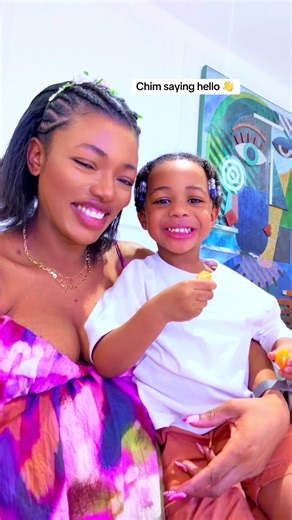 Chim the Baby Says Hello in a Charming Way