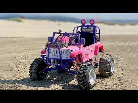 450cc Barbie Jeep Hits The Dunes