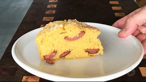 9.9K views · 87 reactions | Olha que delícia!  Guga Rocha, chef culinário do Programa Hoje em Dia, ensina a fazer um irrestível bolo de fubá com linguiça 襤 Vem conferir a receita! | Programa Hoje em Dia | Facebook