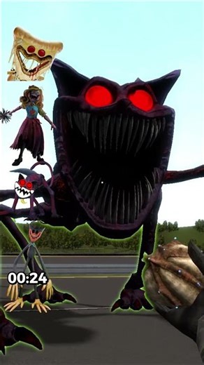 HUGGY WUGGY vs CATNAP vs MISS DELIGHT vs HUGGY PIZZA Speed Test (Garry's Mod) #shorts #gmod