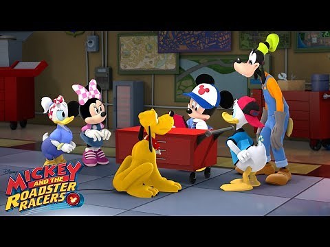 Mickey's Garage 🚗 | Music Video | Mickey and the Roadster Racers | ‪@disneyjr‬