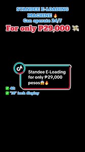 Standee E-Loading Machine Sale for ₱29,000 - New E-Loading Business Opportunity