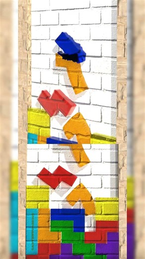 2D VS 3D Tetris Down the Hill Survival Challenge Softbody Simulation