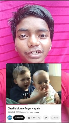 Charlie bit my finger-again ! #HDCYT #shortvideo #viralvideo #youtubeshorts #foryou