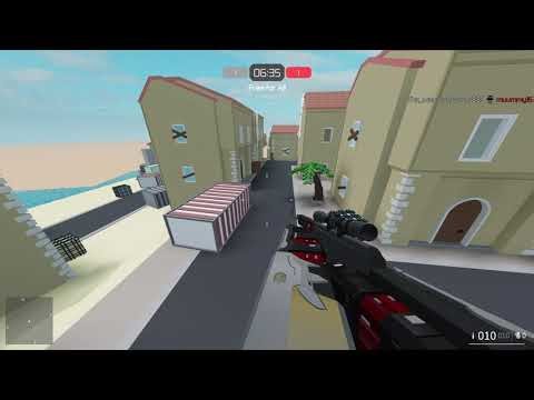 Playing energy assualt with my friend