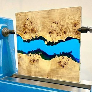 5.1M views · 9.5K reactions | Woodturning An Amazing Burl River | DIY & Crafts | Facebook