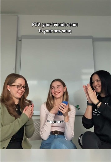 POV: your friends react to your new song