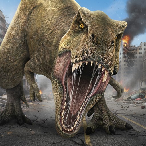 Jurassic Dinosaur Smasher Revolt Simulator - Dino World City Smasher Game