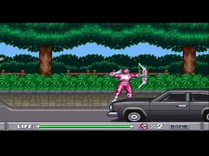 Mighty Morphin' Power Rangers (SNES) walkthrough - Stage 1