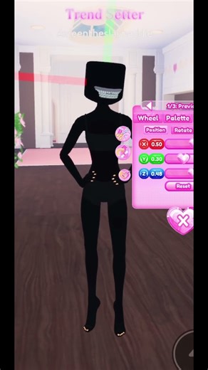 How to make a creepy face #dresstoimpress #creepy #face #shorts