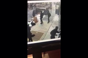 Black Lives Matter protesters smash NYC Starbucks window in stunning video