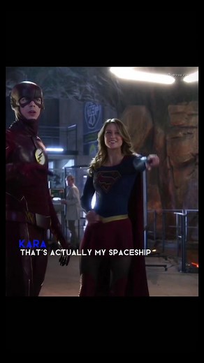 When they first met >>#theflash #supergirl #barryallen #karadanvers #edit #fyp #viral #cw #editor