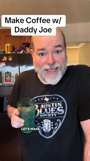 Make An Iced Espresso… iced Americano… iced coffee with Daddy Joe. #icedcoffee #coffee #daddybear #bear @Daddy Joe the Baking Bear