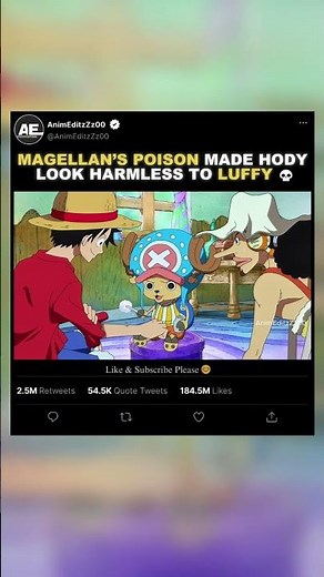 「 Magellan’s Poison Made Hody Look Harmless To Luffy 💀」- EDIT | #onepiece #shorts #luffy