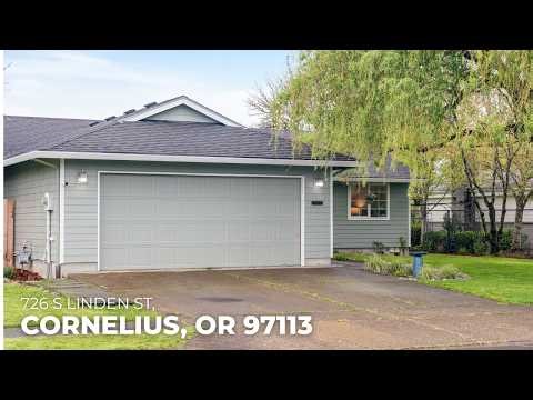 Affordable 3 Bed 2 Bath Home in Cornelius Oregon | Tour 726 S Linden St