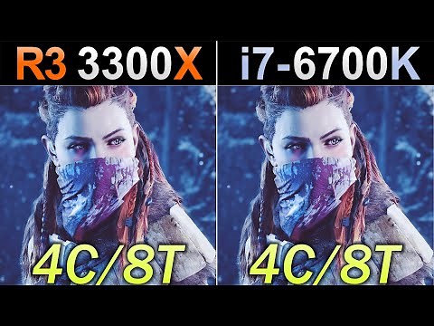 Ryzen 3 3300X Vs. i7-6700K (4.7GHz) | 28 Games Benchmarks
