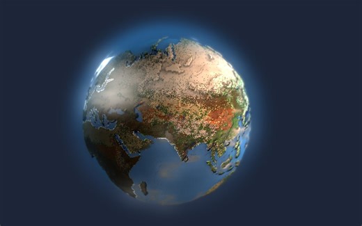 mine imator奇怪的地球制作方式