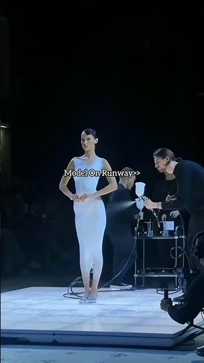 Models On Runway vs Designer At Backstage