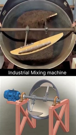 How an Industrial Pan Mixer Works 🛠️ | Engineering Animation #automobile #engineering #machine