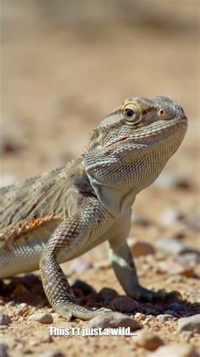 "Wild Lizard Resting on Rock – Nature Macro Shot"
