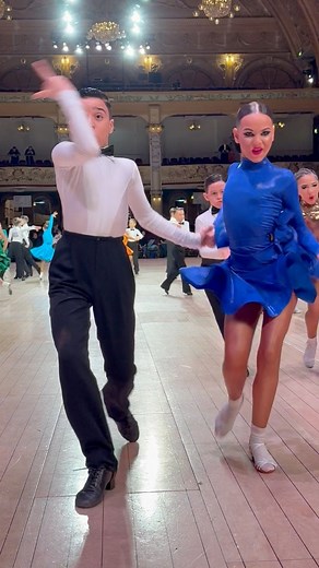 Per voi #chacha #competition #blackpool #dance #reeldance #latindance #couple #latinoamericano #videodance Diana Satskevich | Nicolò Ruggiero dance