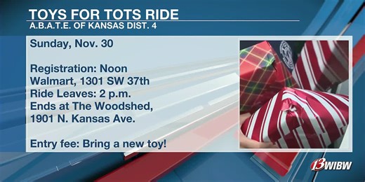 Topeka-area motorcyclists rev up support for Toys for Tots