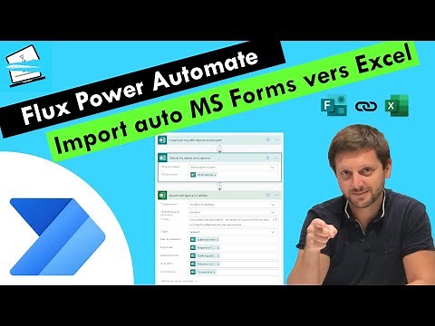 Power Automate - Automatiser l'import de MS Forms vers Excel