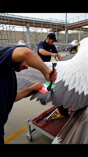 Iran'ian Eag'le fac'tory 😮 amazing 🤲❤️🇮🇷 #viralnews #Irannews #viral