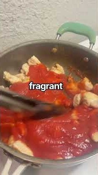 Our first time making Butter Chicken with Pampered Chef Tools! ‪@pc_courtney_corner‬ #cooking #food