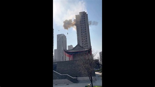 Illegal lithium battery triggers explosion in high-rise - windows blown out